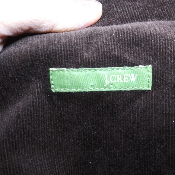 Vintage J. Crew Green Label Brown Corduroy Riding Jacket Style Blazer - Picture 7 of 9